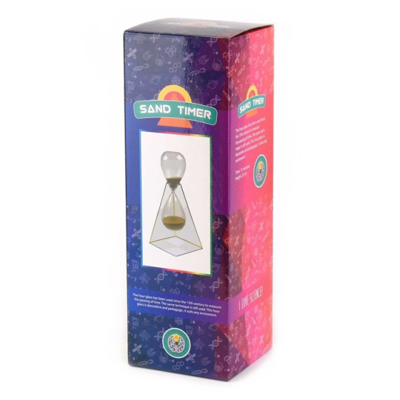 Klepsydra podwieszana ze złotym piaskiem 15 min, 23cm